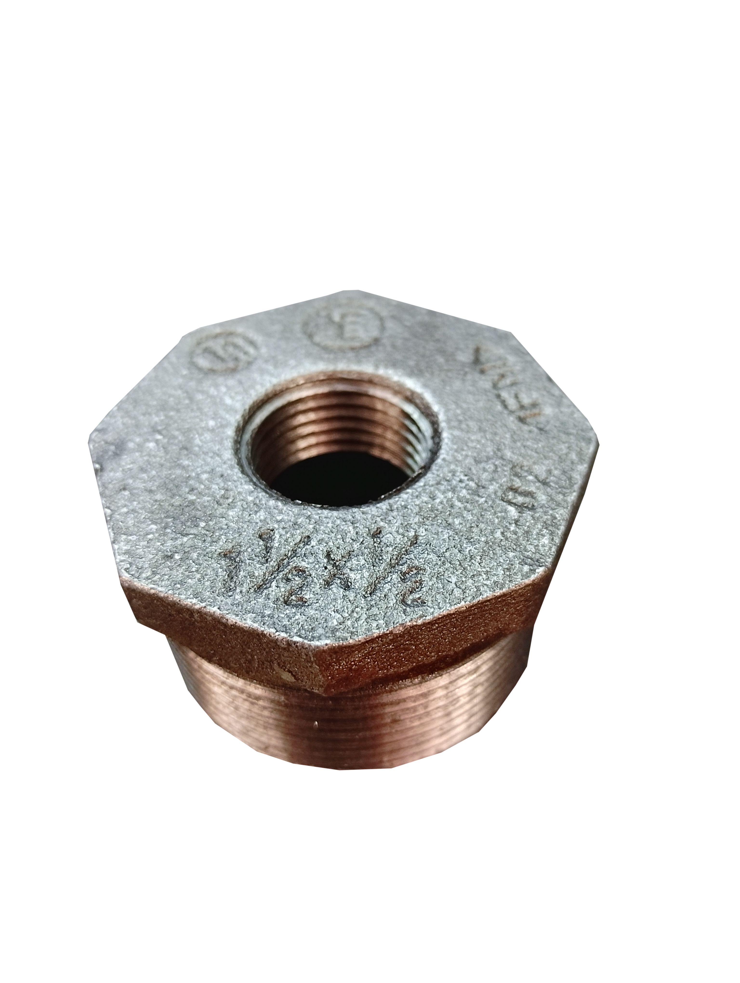 REDUCCION BUSHING ROSCADA DE 1 1/2" A 1/2"